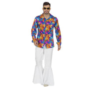 Op deze afbeelding zie je een Kostuums, van het merk Wilbers. Glas In Lood Discobol Dansfeest Man