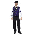 Chemise De Poker Western-Violet Homme