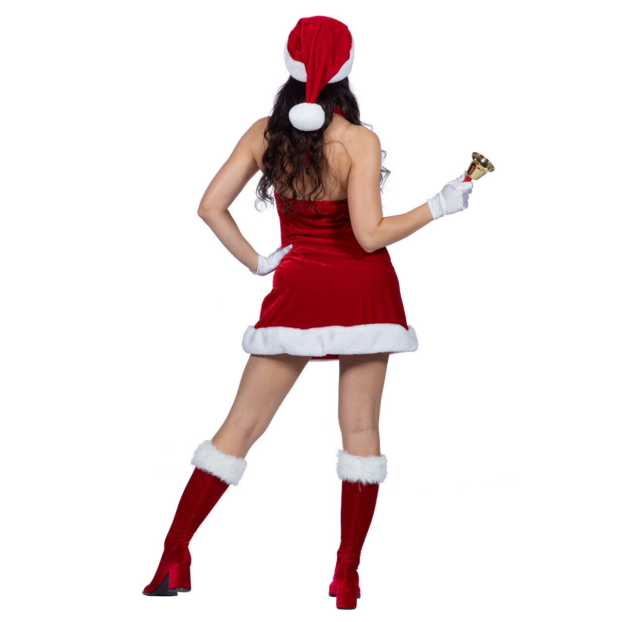 Op deze afbeelding zie je een Kostuums, van het merk Wilbers. Sexy Kerstballetjes Kerstvrouw Kostuum