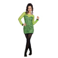 Jurk Panter Groen Vrouw