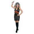 Robe Type Cuir Dindienne Costume Femme
