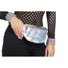 Metallic 80S Hippe Hologram Festival Heuptas