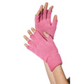 Gestrickte Fingerlose Handschuhe Hellrosa