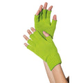 Gants Tricotés Sans Doigts Vert Olive