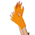 Mitaines Tricotées Orange