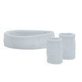 Sport Je Gek Zweetband Set Memphis Wit