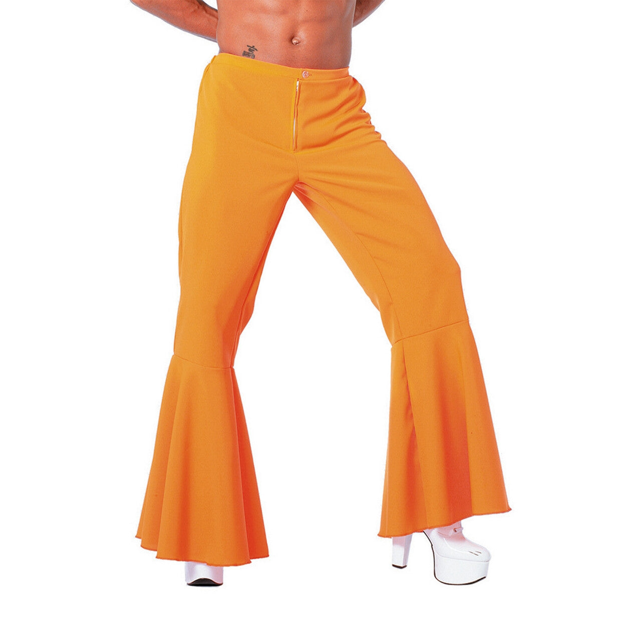 Op deze afbeelding zie je een Accessoires, van het merk Wilbers. Oranje Hippie Broek Bi-Stretch