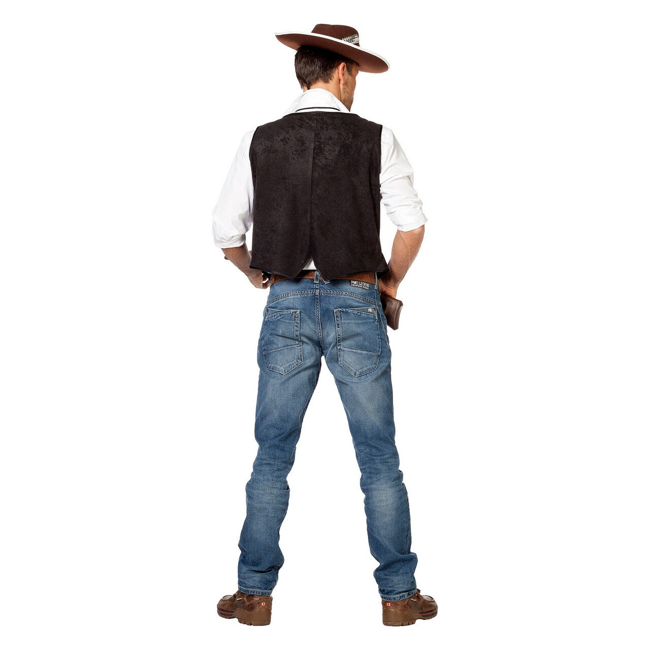 Op deze afbeelding zie je een Kostuums, van het merk Wilbers. Lonely Star Cowboyvest Man