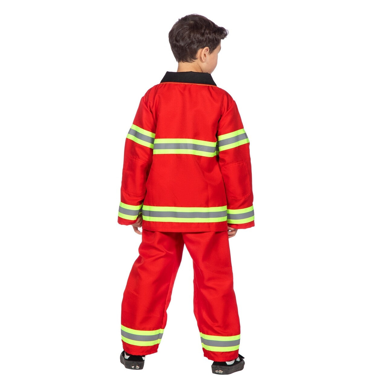 Op deze afbeelding zie je een Kostuums, van het merk Wilbers. Jeugdige Brandweerman Kind Kostuum