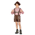 Tiroler Trachtenhemd Rot-Weiß Jungen