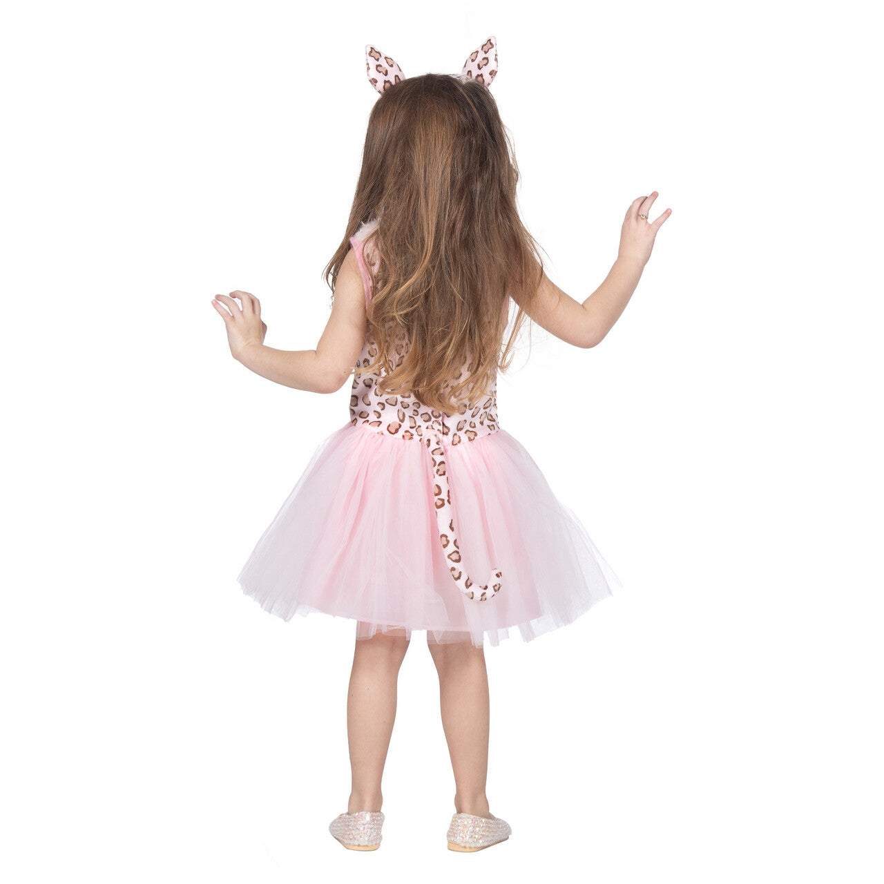 Op deze afbeelding zie je een Kostuums, van het merk Wilbers. Roze Panter Wilde Ballet Danseres Meisje Kostuum