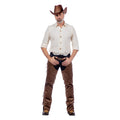 Beige Cowboy Blouse Clay White Man