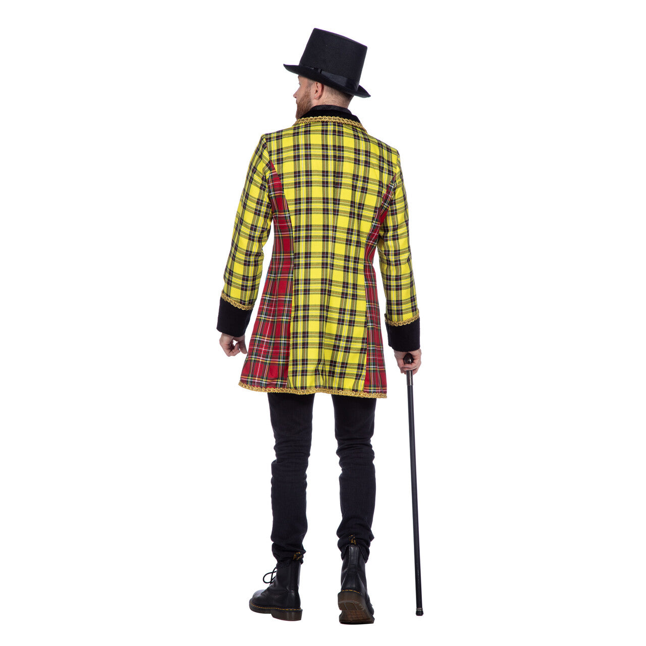 Op deze afbeelding zie je een Kostuums, van het merk Wilbers. Geruite Scott Scot Jas Man