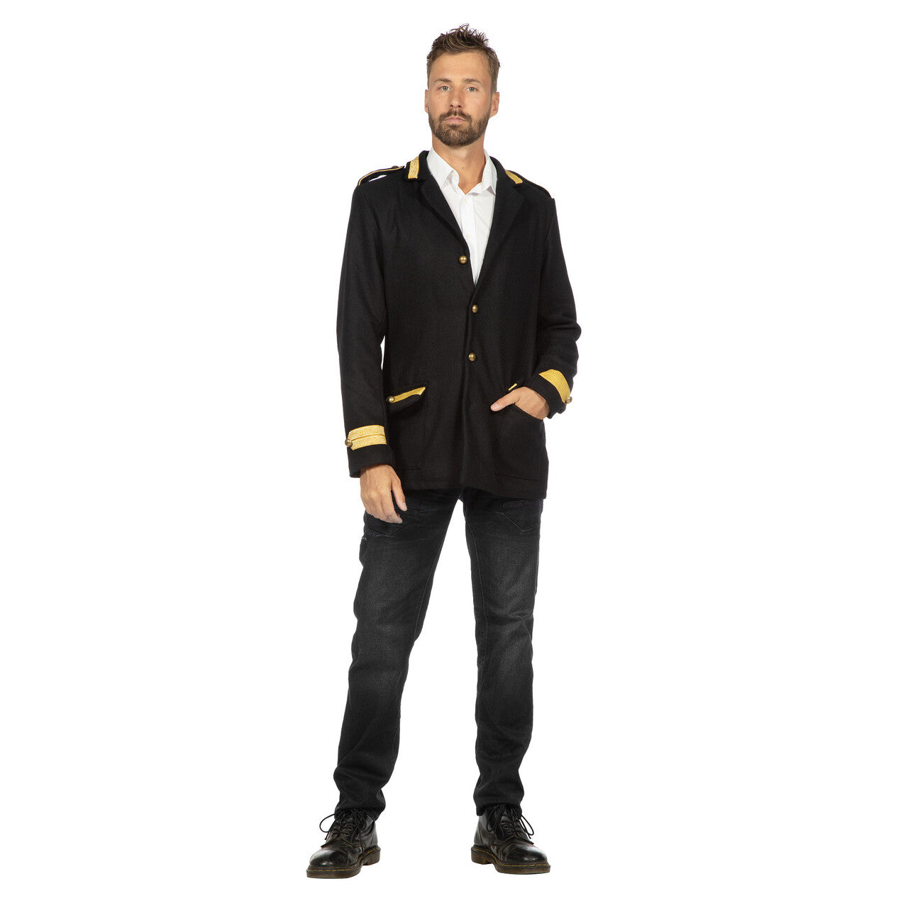 Op deze afbeelding zie je een Kostuums, van het merk Wilbers. Luxe Mr Nice Party Guy Man