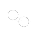 Oorbellen Hoops Groot Zilver