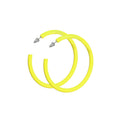 Boucles Doreilles Néon Disco Jaune