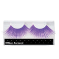 Lange Lila Wimpern