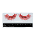 Festliche Rote Wimpern Glanz