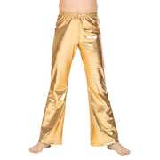 Op deze afbeelding zie je een Kostuums, van het merk Wilbers. Flared Broek Party In Gold Meisje