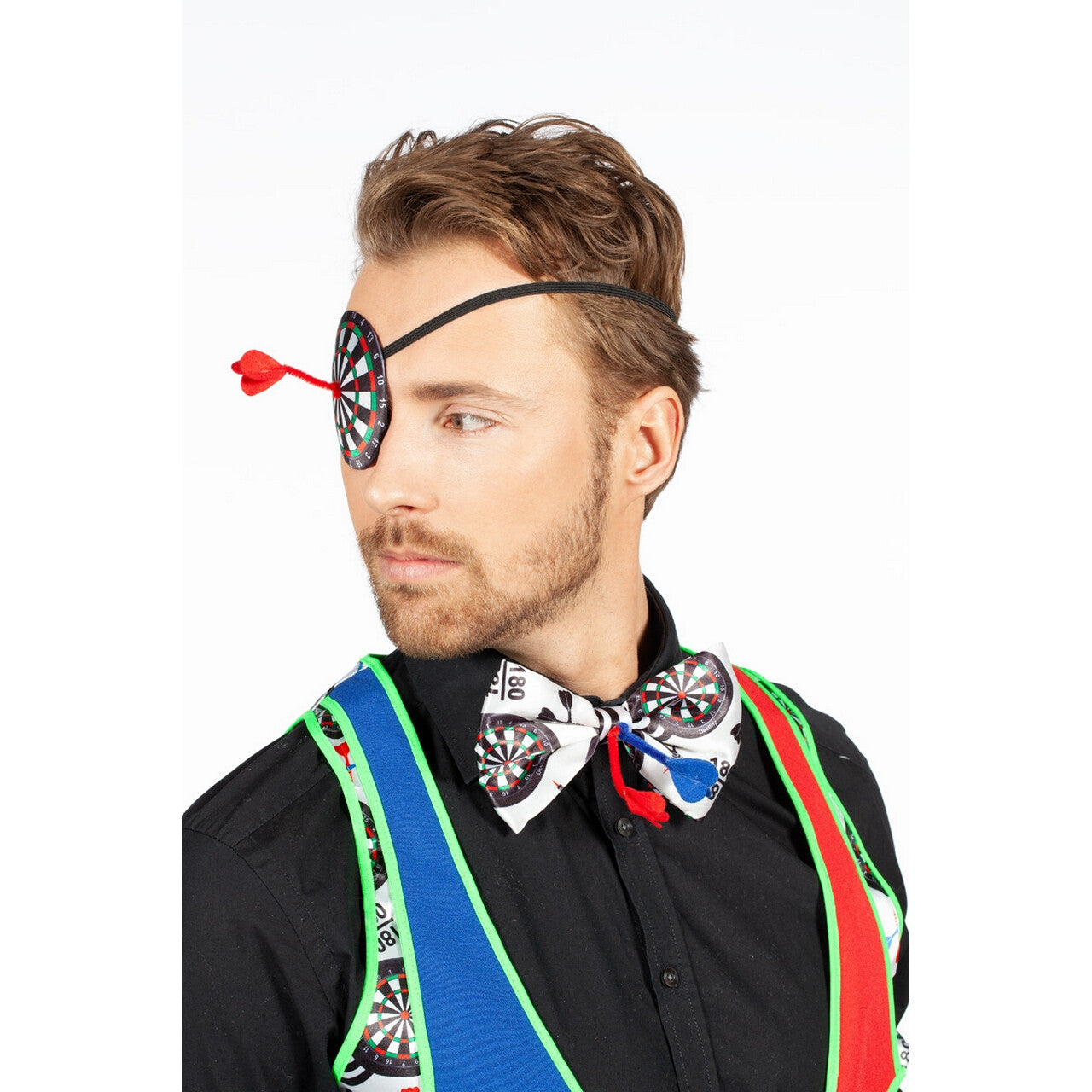Op deze afbeelding zie je een Accessoires, van het merk Wilbers. Ooglapje Bulls Eye Darts