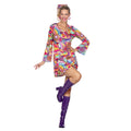 Hippie Happy Flower Jurk Vrouw