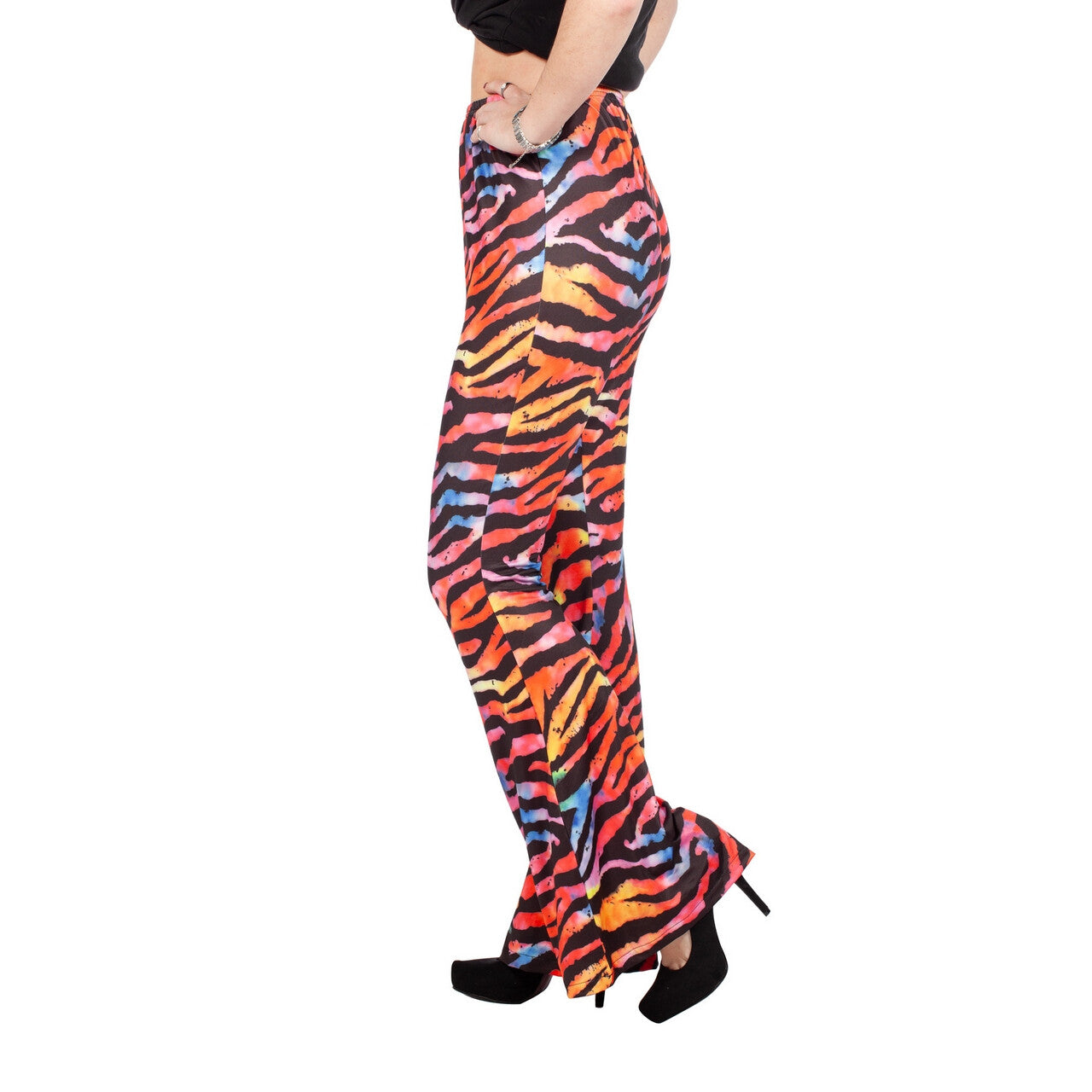 Op deze afbeelding zie je een Kostuums, van het merk Wilbers. Wild And Crazy Tiger Broek Multicolour Vrouw