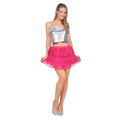 Schichtiger Partyrock Aus Rosa Spitze Damen