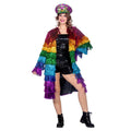 Lange Regenboog Shake It Off Jas Vrouw
