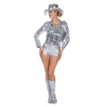 Festival Croco Metallic Silver Jas Vrouw