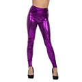 Popstar Attitude Legging Metallic Purple Vrouw