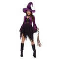 Sorcière Pourpre Costume Costume Femme