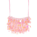 Sac À Main Paillettes Rose Élégance