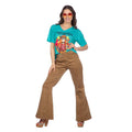 Hippie Shirt Blau Damen
