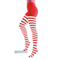 Rot-Weiß Ringelstrumpfhose