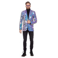 Colbert Purple Party Holografische Spiegels Man