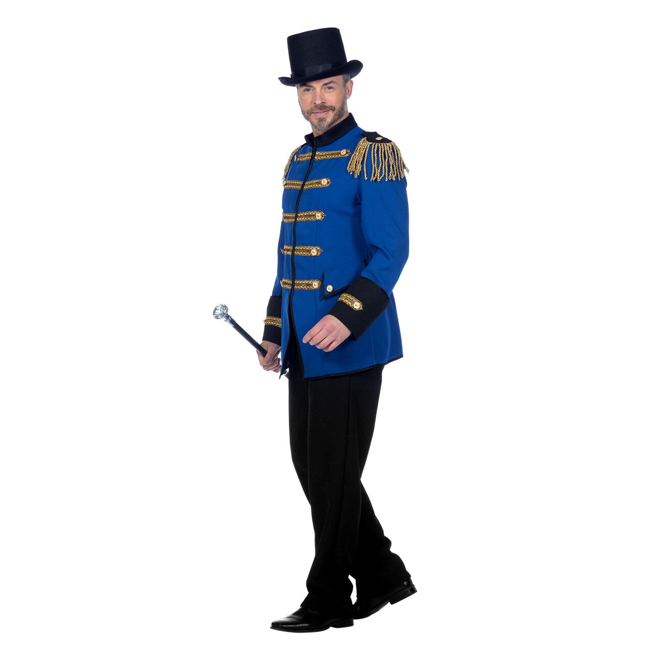Op deze afbeelding zie je een Kostuums, van het merk Wilbers. Circus Meister Der Blauen Lacher Man