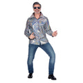 Chemise De Fête Métallique Multicolore Homme