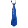 Cravate À Paillettes Bleue