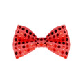 Noeud Papillon Paillettes Rouge