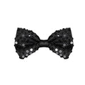 Noeud Papillon À Paillettes Noir