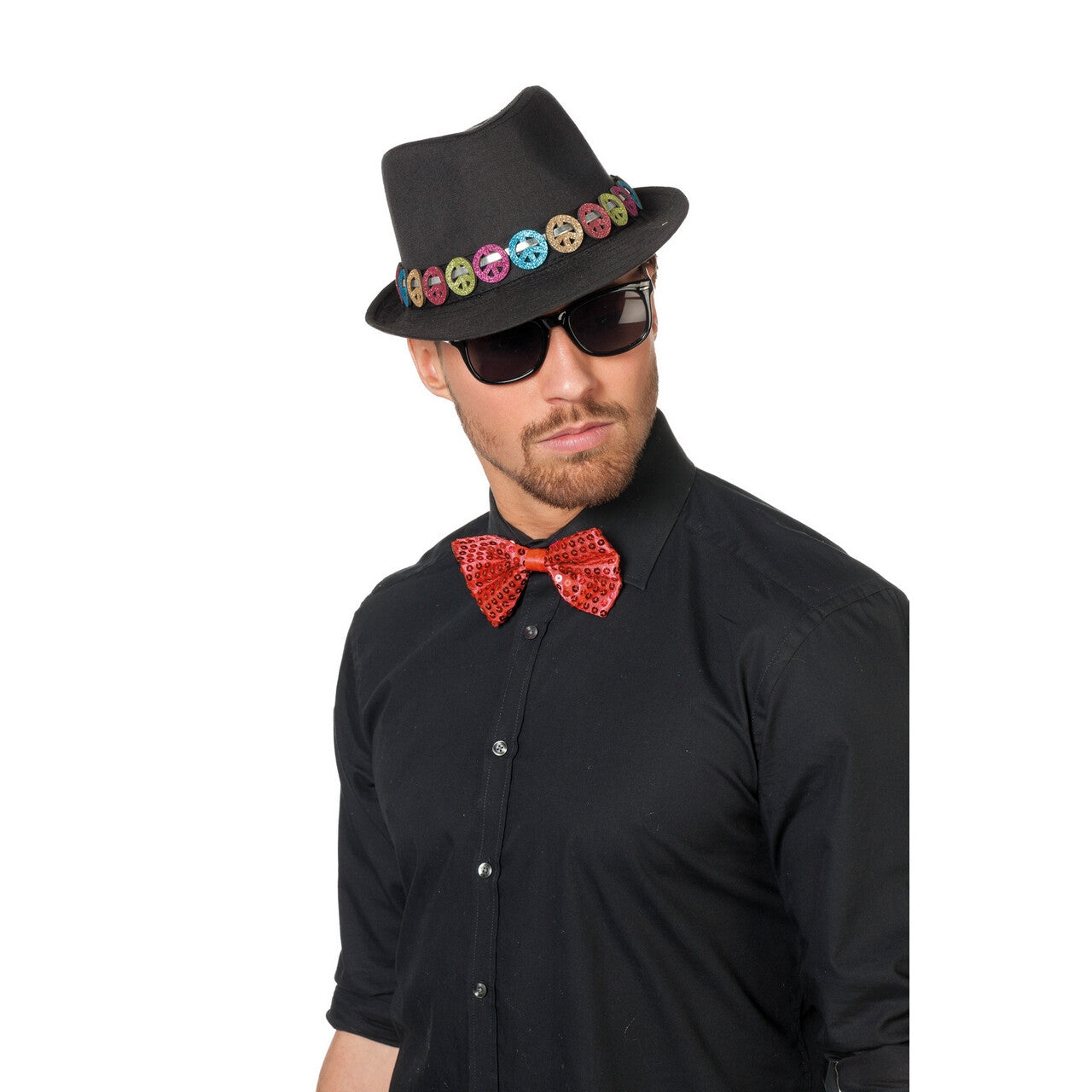 Op deze afbeelding zie je een Accessoires, van het merk Wilbers. Pailletten Strik Luxe Rood