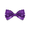 Noeud Papillon À Paillettes Luxueux Violet