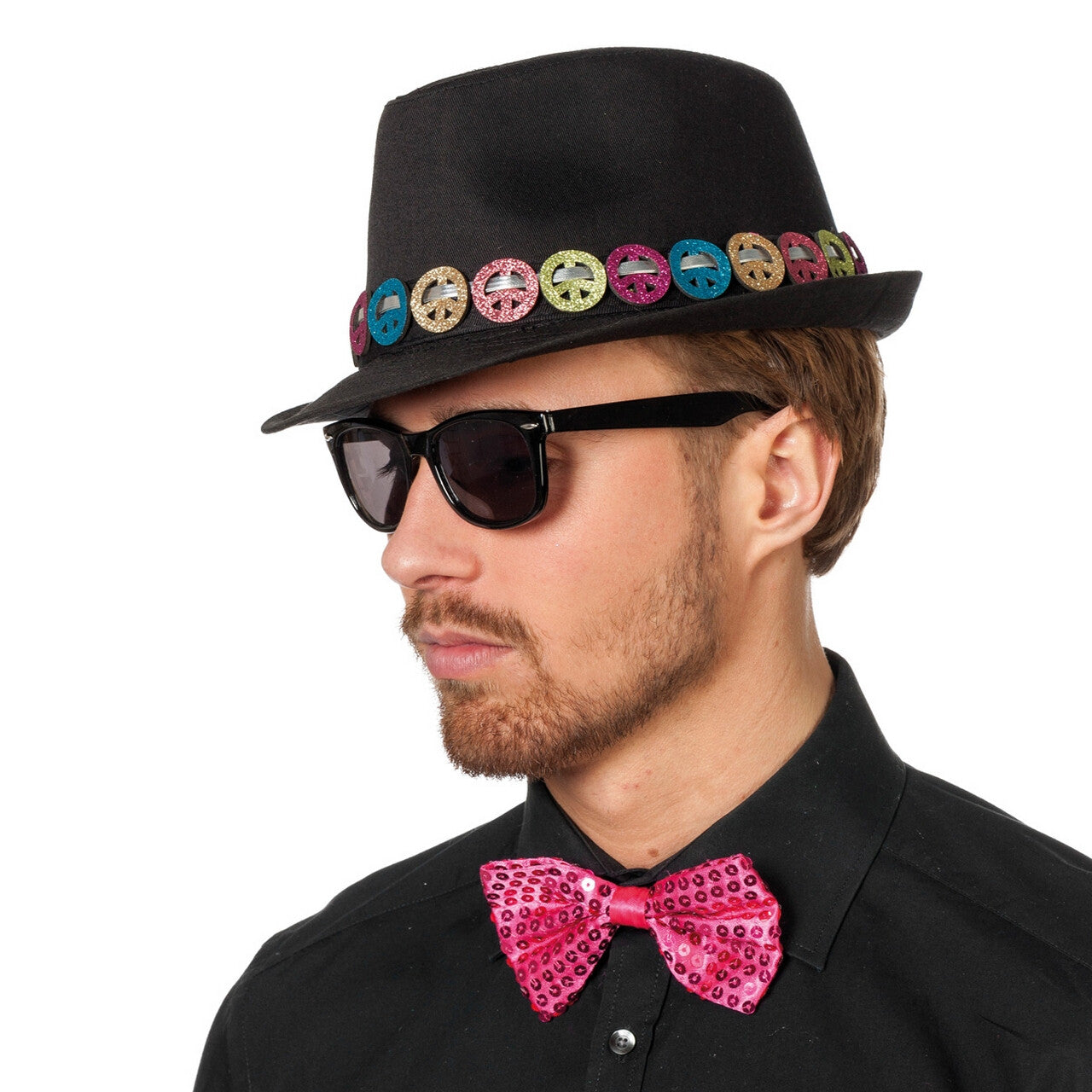Op deze afbeelding zie je een Accessoires, van het merk Wilbers. Pailletten Strik Luxe Roze