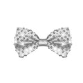 Noeud À Sequins Luxe Argenté