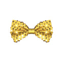 Noeud Papillon À Paillettes Doré Luxe