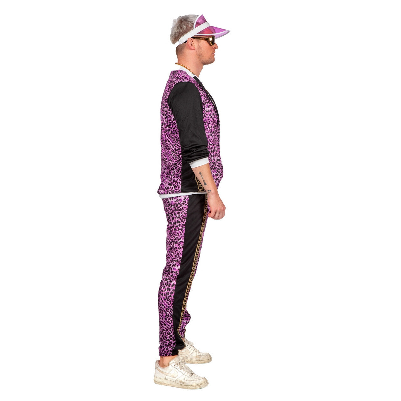 Op deze afbeelding zie je een Kostuums, van het merk Wilbers. Panter Pimp Sport Ready Man Kostuum