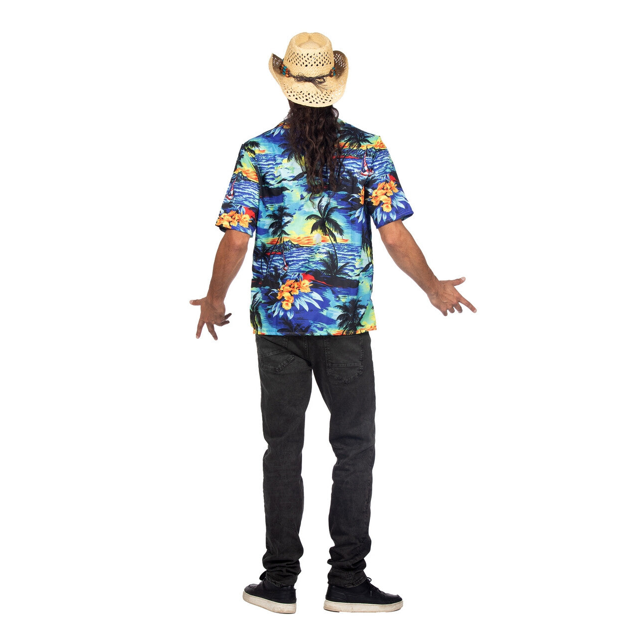 Op deze afbeelding zie je een Kostuums, van het merk Wilbers. Tropical Hawaii By Night Breeze Shirt Man Kostuum