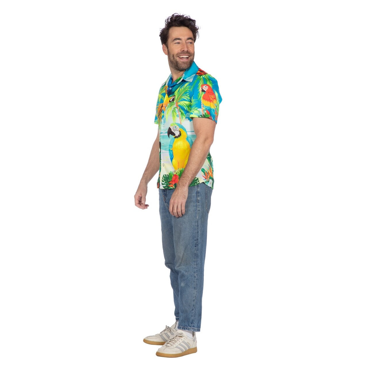 Op deze afbeelding zie je een Kostuums, van het merk Wilbers. Ultimate Beach Party Shirt Man Kostuum