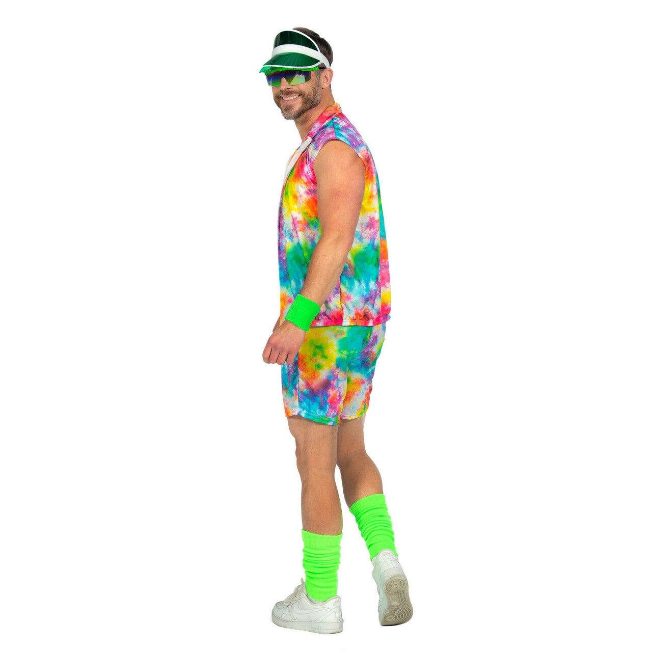 Op deze afbeelding zie je een Kostuums, van het merk Wilbers. Fit Boy Miami Ken Jaren 90 Man Kostuum