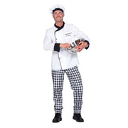 Op deze afbeelding zie je een Kostuums, van het merk Wilbers. Top Chef Jopie Kookgraag Man Kostuum